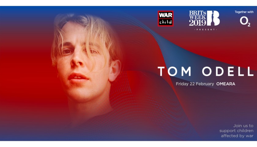 Last 2 Tickets to Tom Odell Concert in London - Auction 1