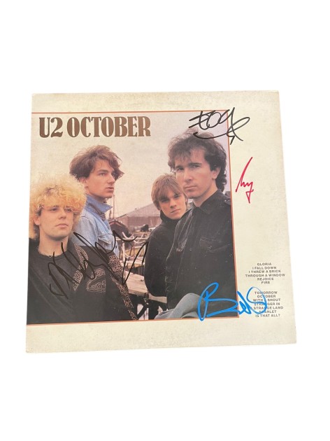 U2 Signed Vinyl LP