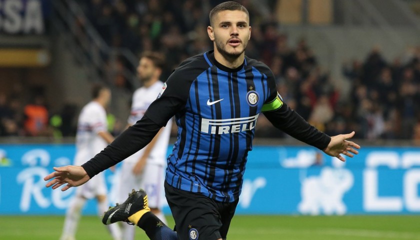 Icardi's Inter Match-Issue Shirt, Serie A 2017/18