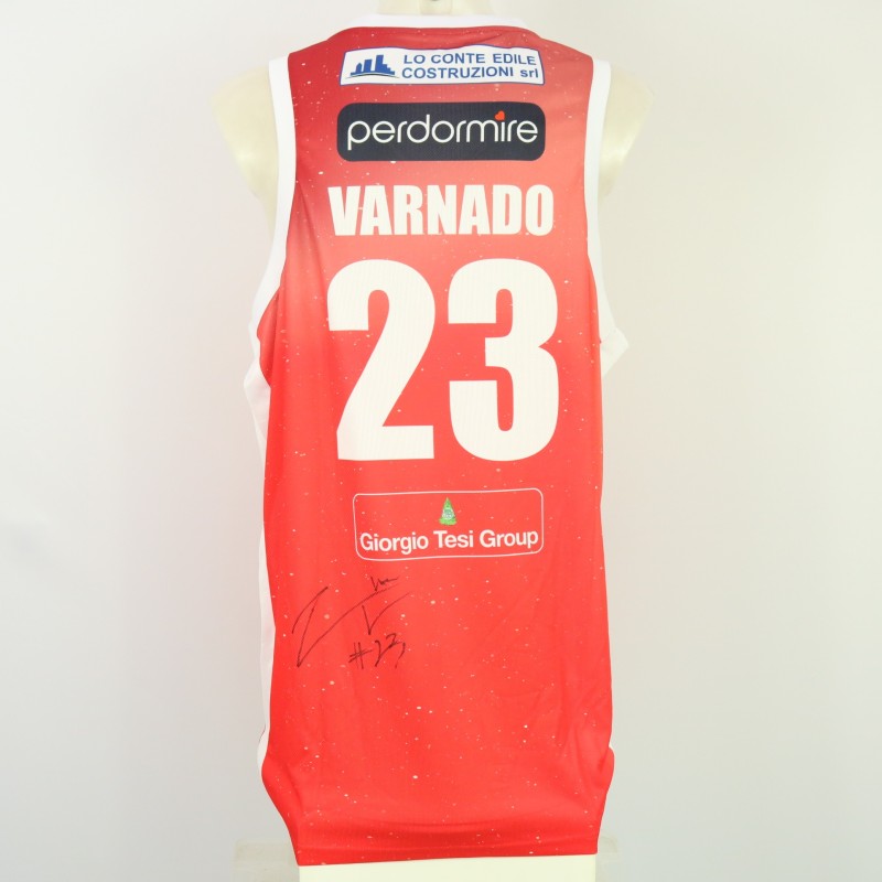 Completo Varnado unwashed Generazione Vincente Napoli Basket vs Estra Pistoia 2024 - Autografato
