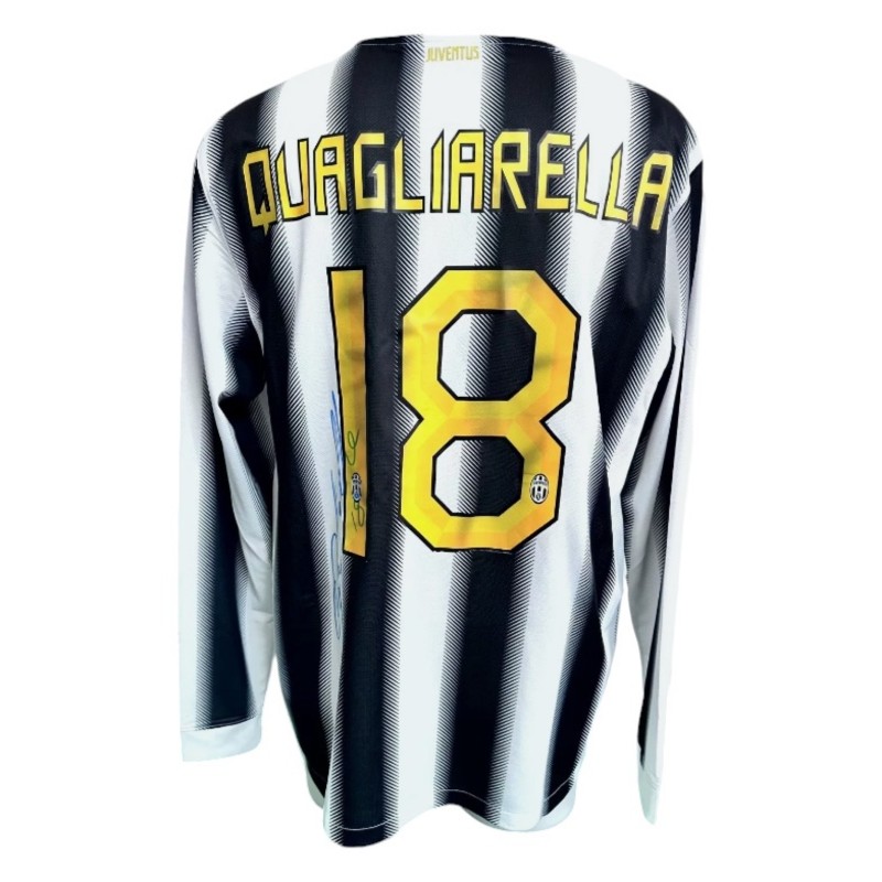 Quagliarella's Juventus Signed Match-Issued Shirt, 2011/12