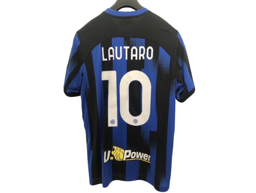 Lautaro's Signed Official Inter "Star Trek" Shirt, 2023/24 