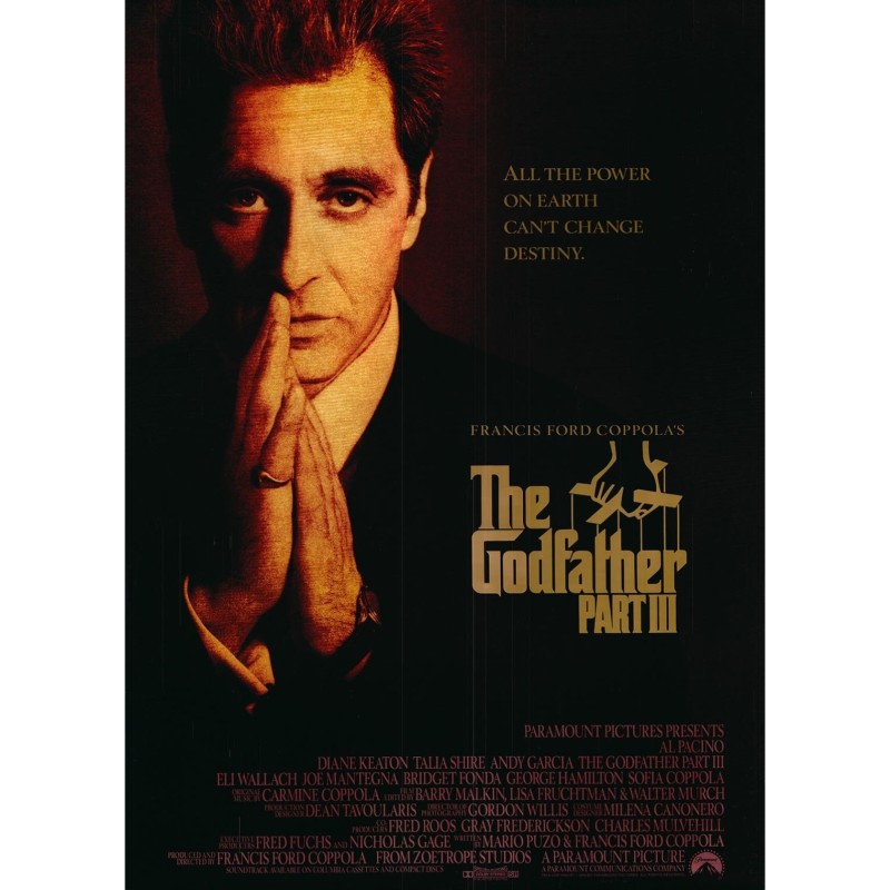 The Godfather Part III (1990) Original Movie Poster