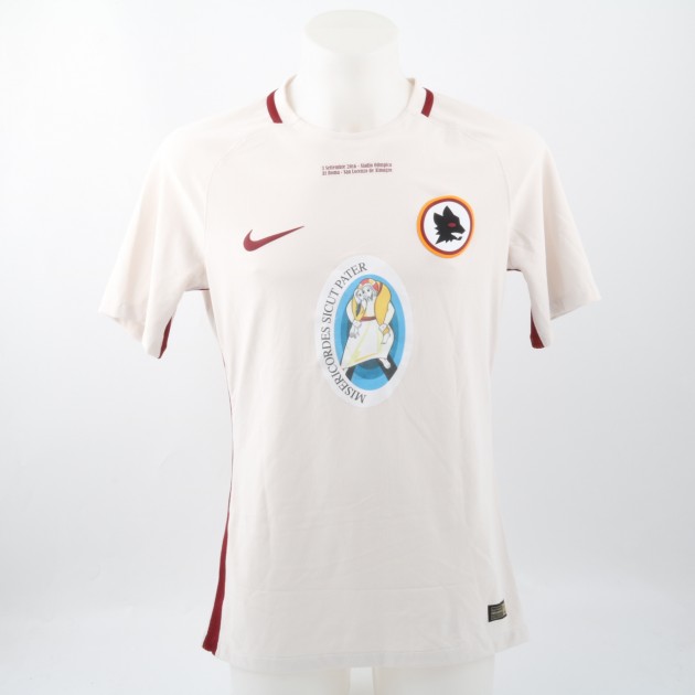 Match issued/worn Antonucci, Roma-San-Lorenzo 3/09/16