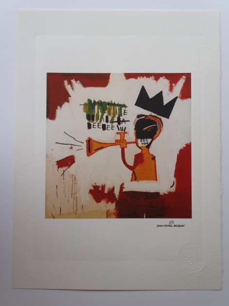 Jean Michel Basquiat "Trumpet"