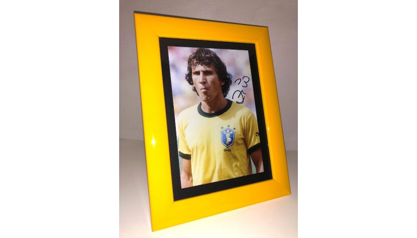 Zico Signed Photograph