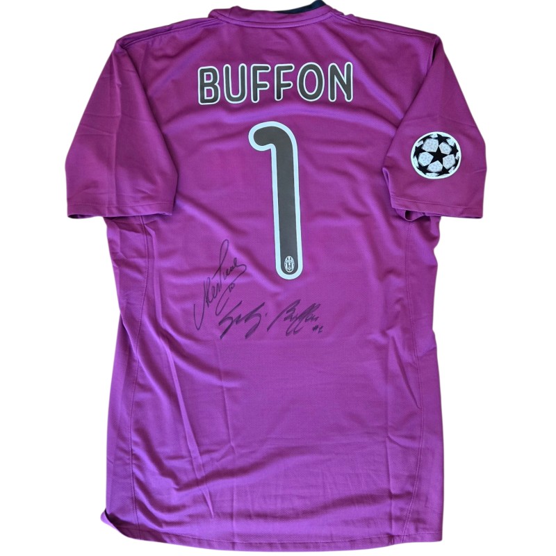 Buffon's Match-Issued Shirt, Chelsea vs Juventus UCL 2009 - Signed by Buffon and Del Piero