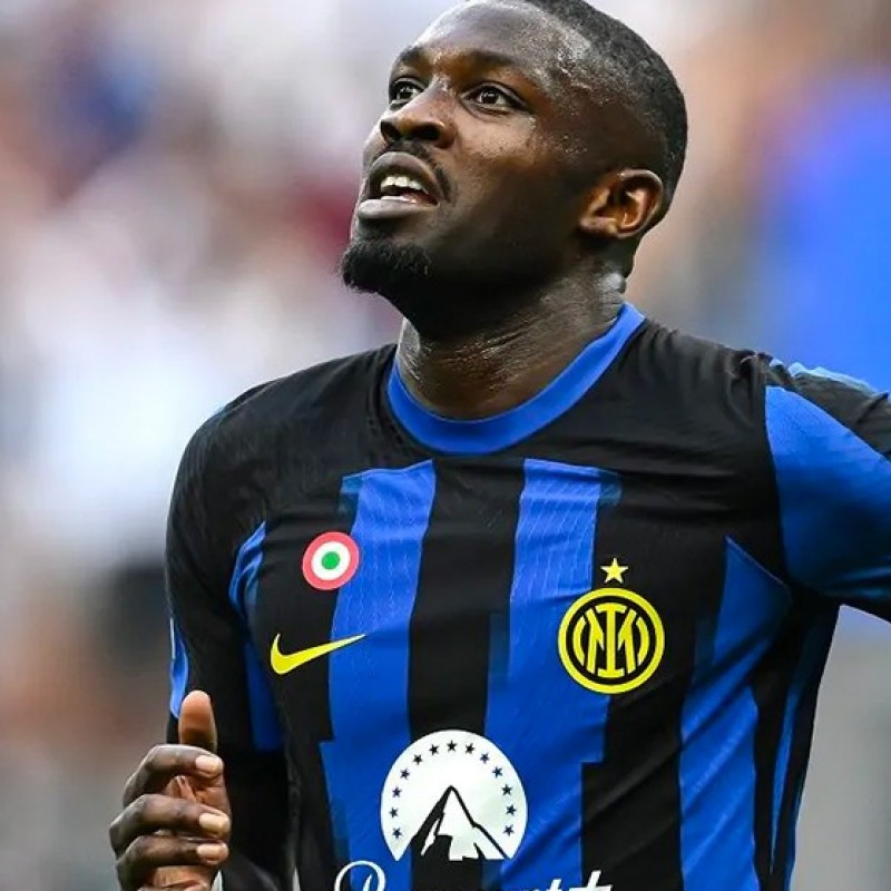 Thuram's FC Inter Shirt, 2023-2024, Signed with personalized Dedication