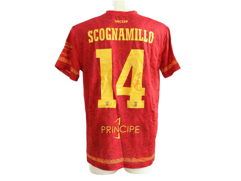 Scognamillo's Signed Unwashed Shirt, Juve Stabia vs Catanzaro 2025