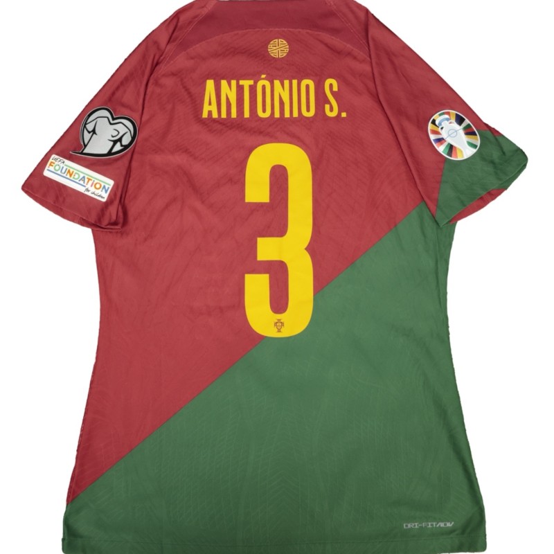 Antonio Silva's Match-Worn Shirt, Portugal vs Slovakia 2023