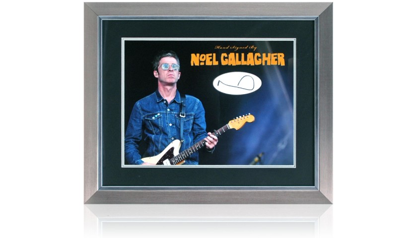 Noel Gallagher Signed Oasis High Flying Birds Presentation