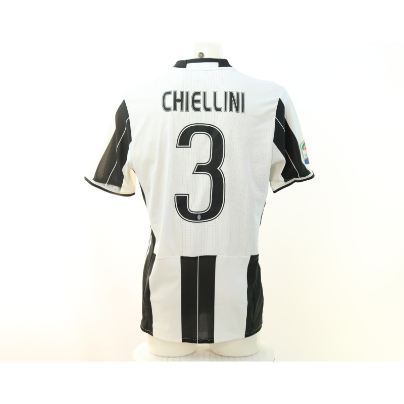 Chiellini's Juventus Match-Issued Shirt, 2016/17