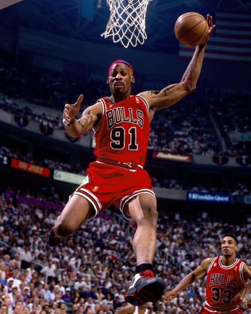 Rodman Official Chicago Bulls Signed Jersey - CharityStars