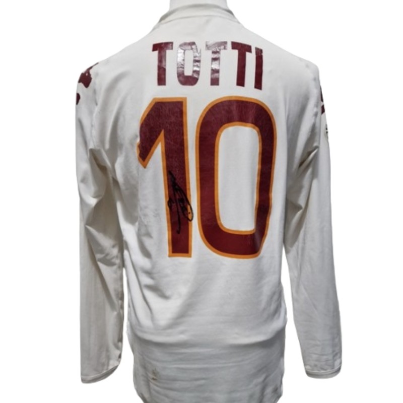 Totti's Roma Signed Unwashed Shirt, 2007/08
