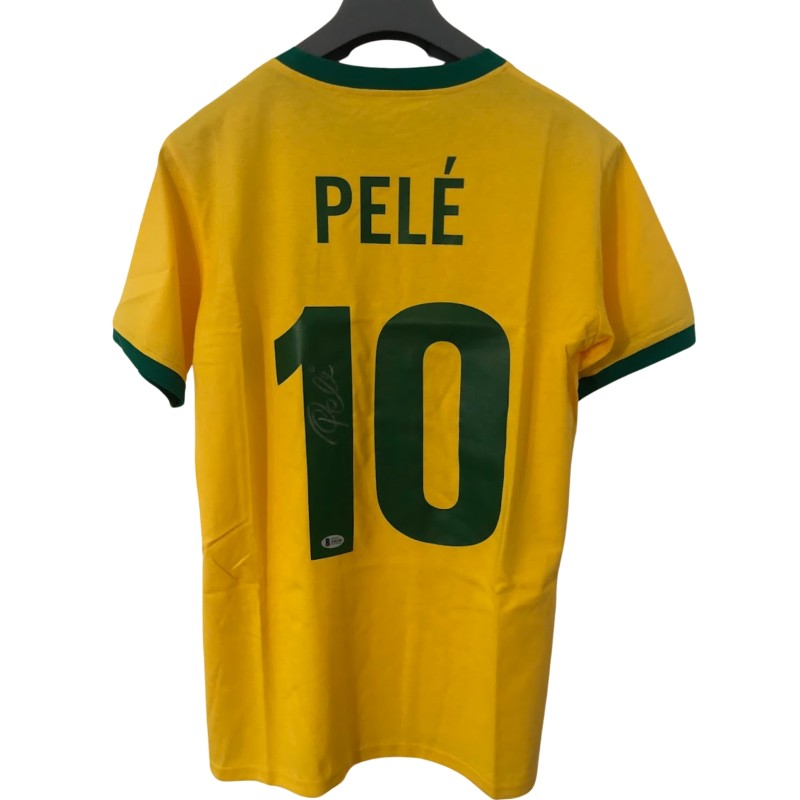 Pele replica Brazil Signed Shirt