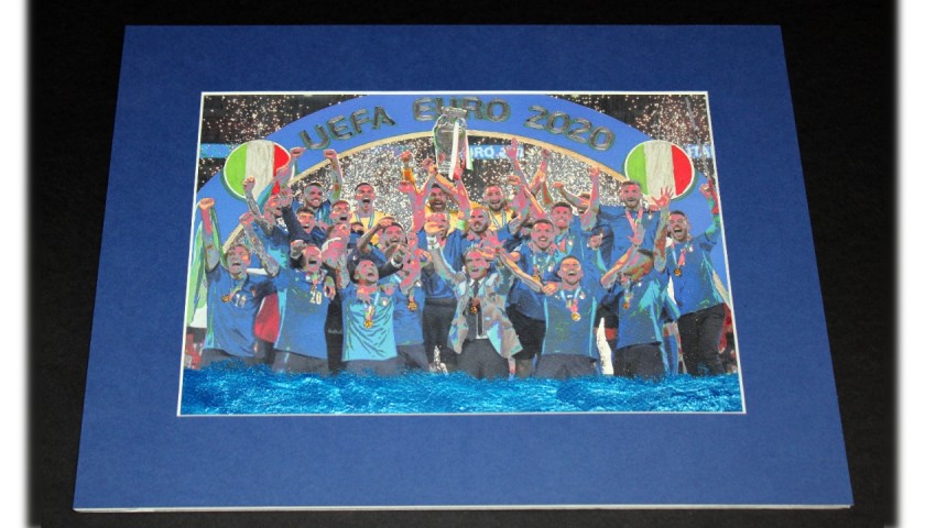 UEFA Euro 2020 - Italy Champion Artwork by Gabriele Salvatore
