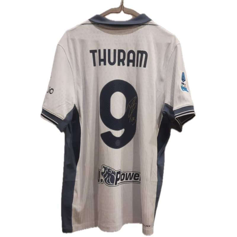 Maglia ufficiale Thuram Inter, 2024/25 - Autografata