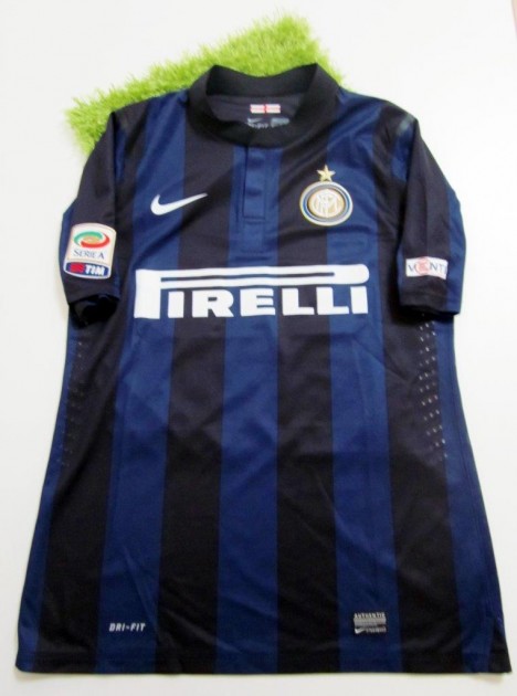 Guarin match issued/worn shirt, Inter-Chievo Verona, Serie A 13/14