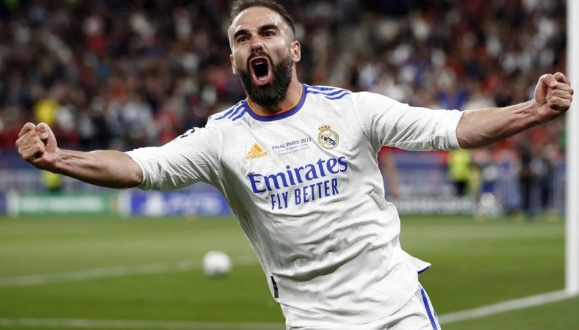 Maglia Dani Carvajal Real Madrid, 2021/22 - Autografata