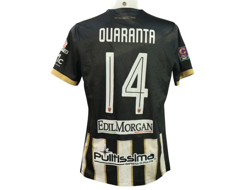 Quaranta's Unwashed Shirt, Ascoli vs Perugia 2024