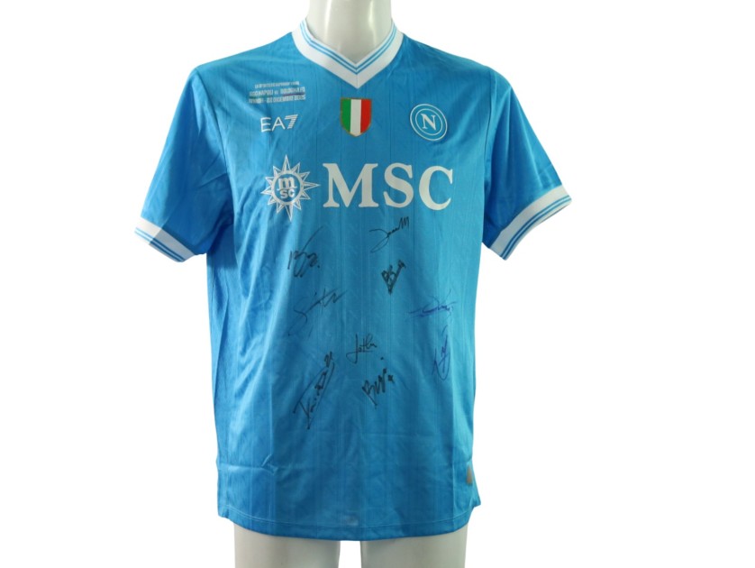 R - Official Signed Shirt, Napoli vs Bologna Supercoppa Italiana Final 2025
