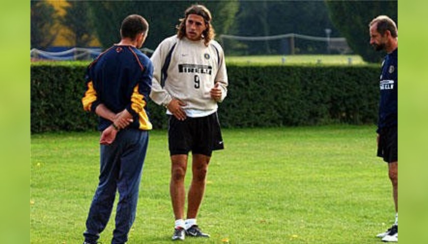 Crespo's Official Inter Signed Shirt, 2001/02