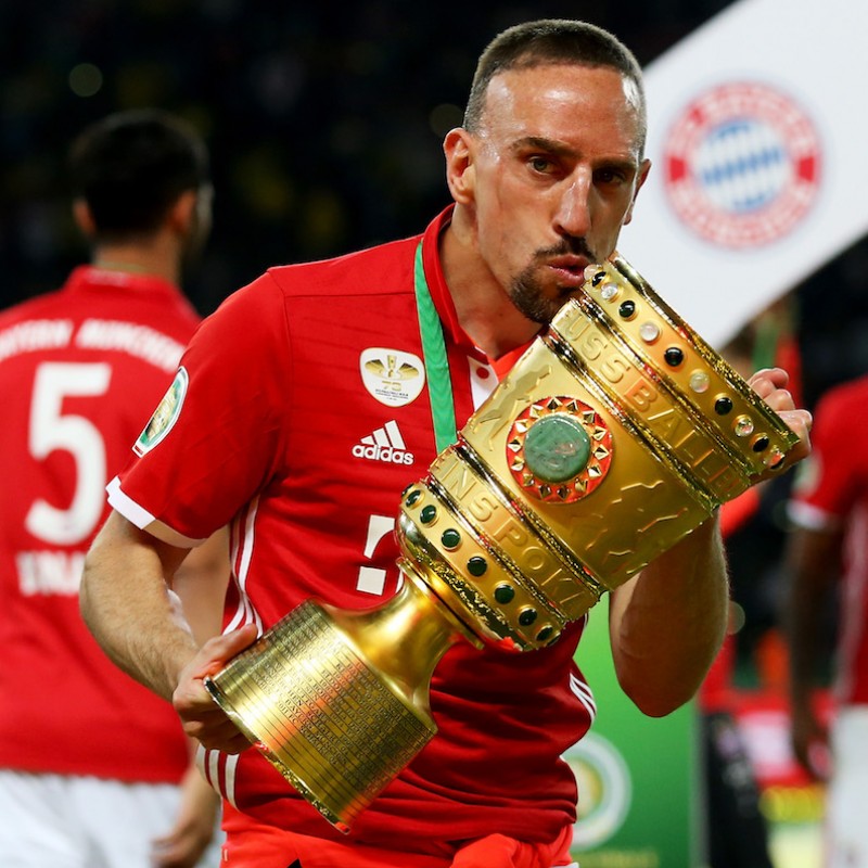 Ribery's Match-Issued/Worn Shirt, 2016 DFB Pokal Final