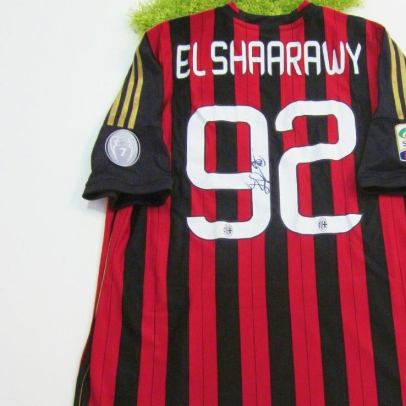  Milan shirt, Serie A 2013/2014 - signed by El Shaarawy