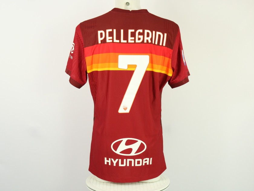 Pellegrini's Match-Issued Shirt, Roma vs Sampdoria 2021 - Special Patch