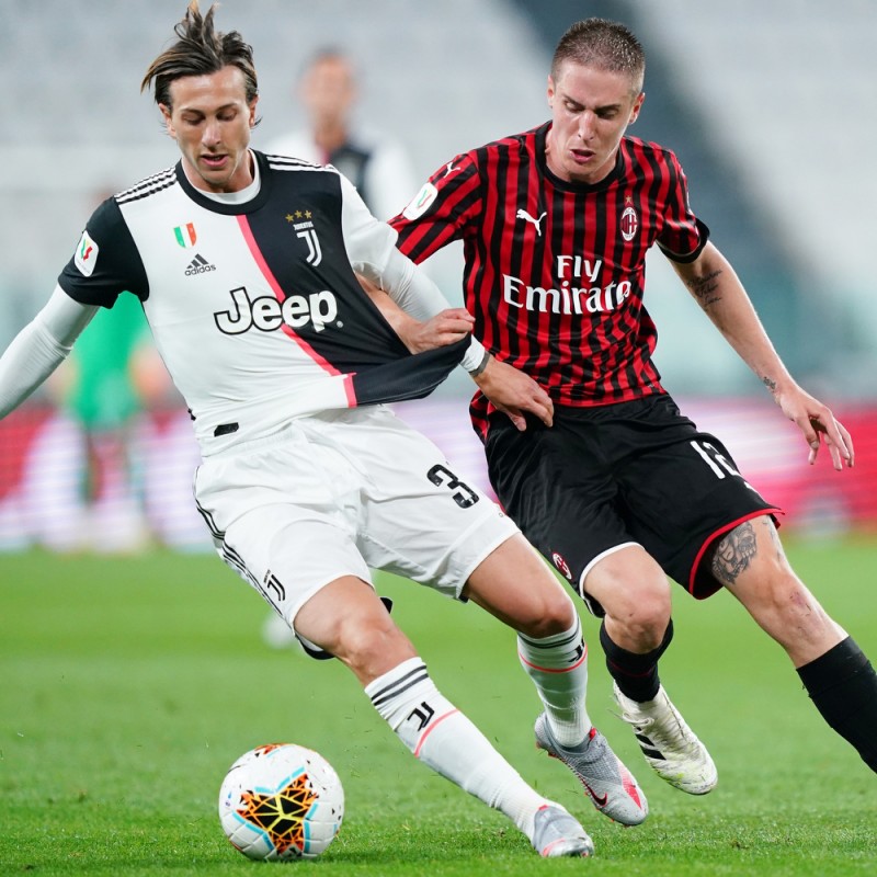 Maglia Conti indossata Juventus-Milan - "Andrà Tutto Bene"