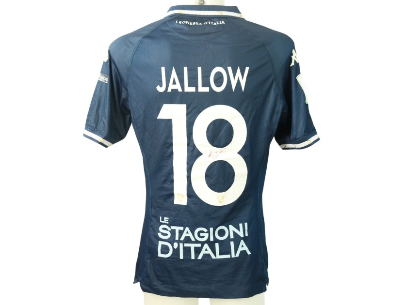 Jallow's Signed Unwashed Shirt, Südtirol vs Brescia 2024