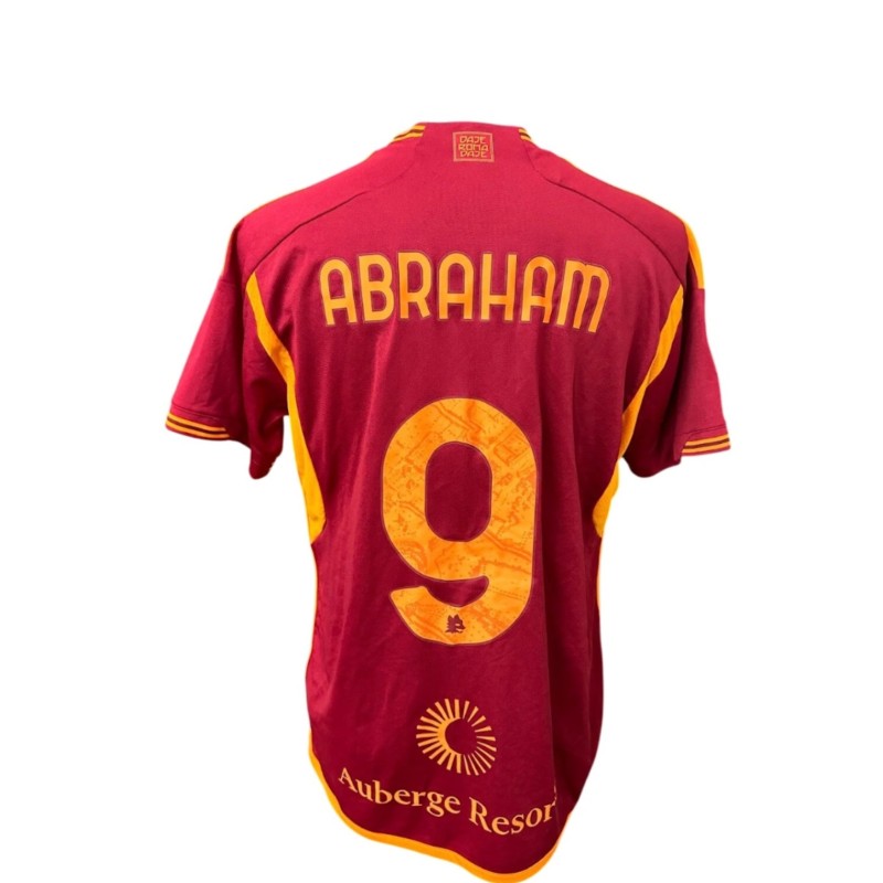 Abraham's Roma Match-Worn Shirt, 2023/24