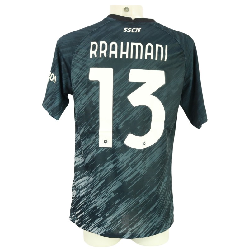 Rrahmani's Napoli Match-Worn Shirt, Serie A 2022/23