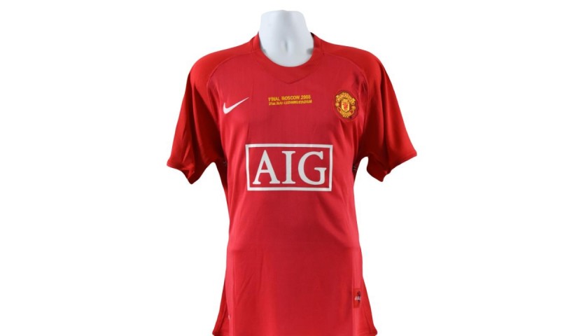 Rooney's Official Manchester United Signed Shirt, Final Moscow 2008