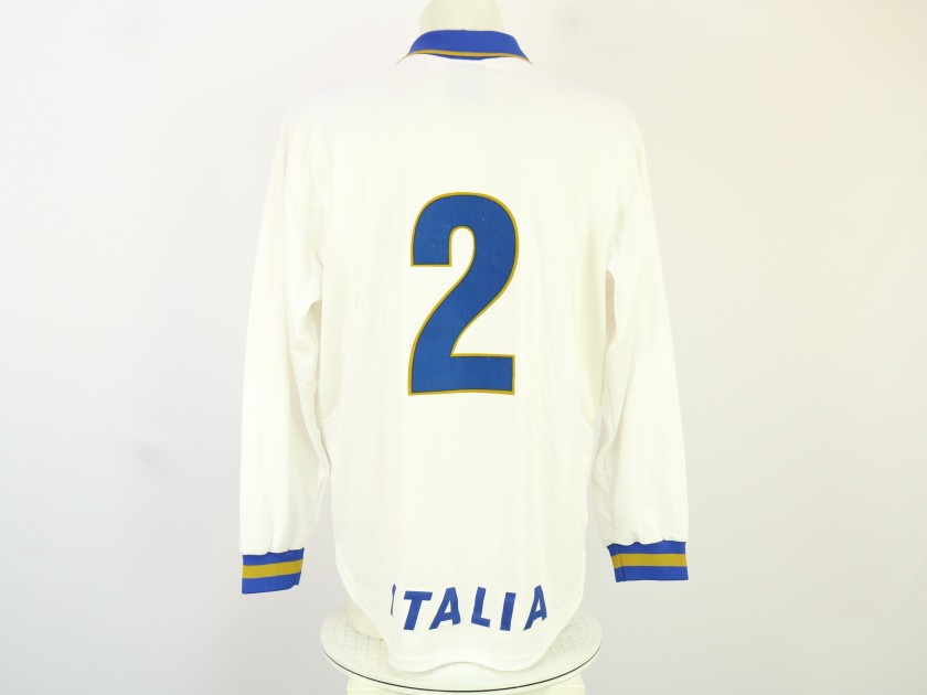 Alessandro Nesta's Italy 1996 World Cup Qualifiers Match Shirt, vs Moldova 