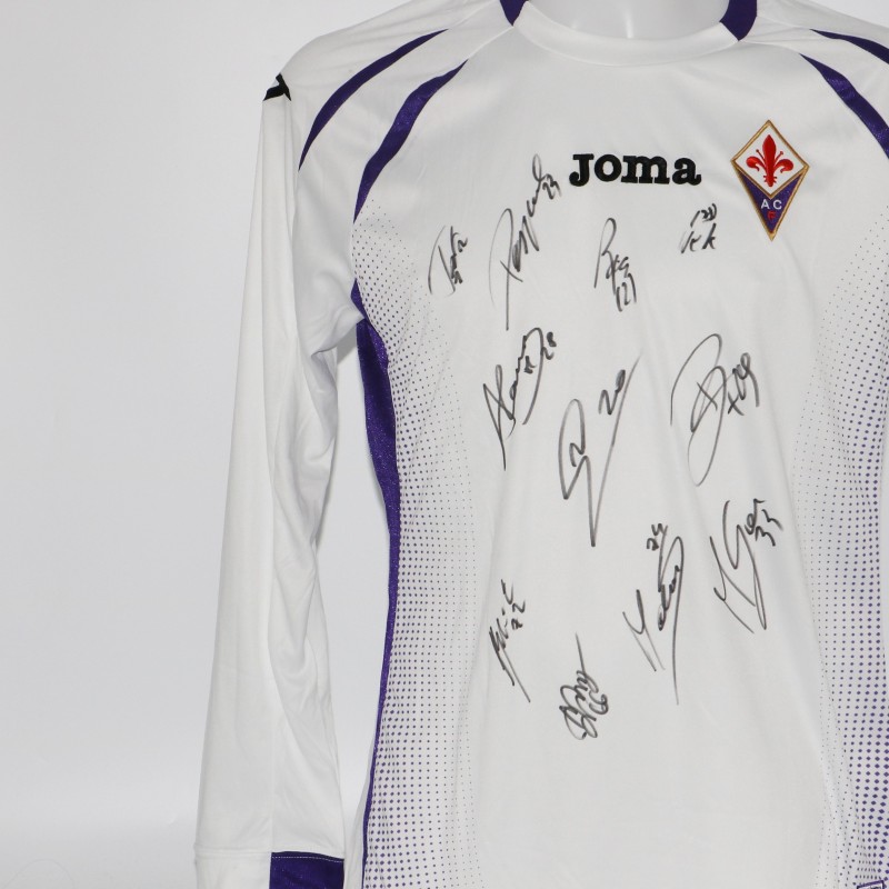AC Fiorentina official replica shirt signed by players