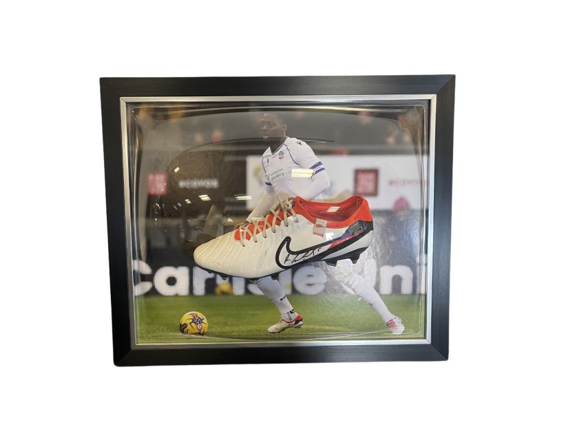 Ricardo Almeida Santos Framed Match Worn Signed Boot 