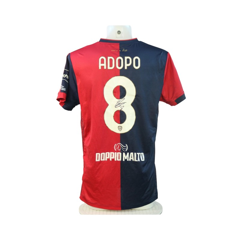 Maglia Adopo Unwashed, Cagliari vs Torino 2024 - Autografata