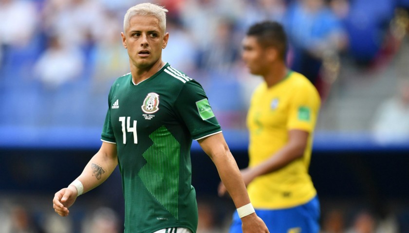 Hernandez's Match Shirt, Brazil-Mexico 2018