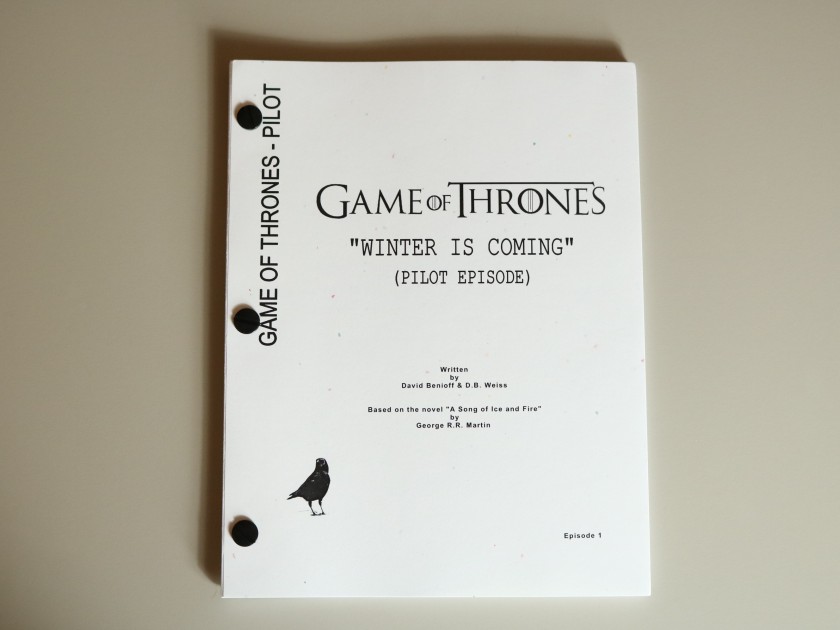 Original Script - Game Of Thrones