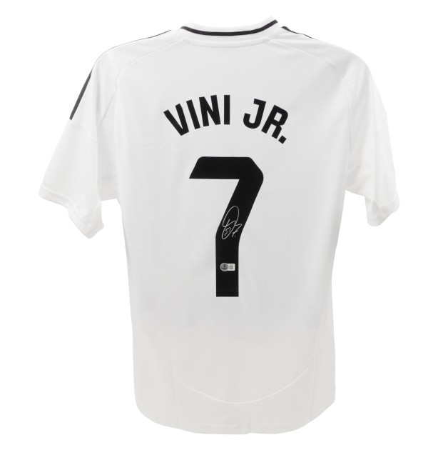 Vinicius Junior's Real Madrid Signed Replica Shirt