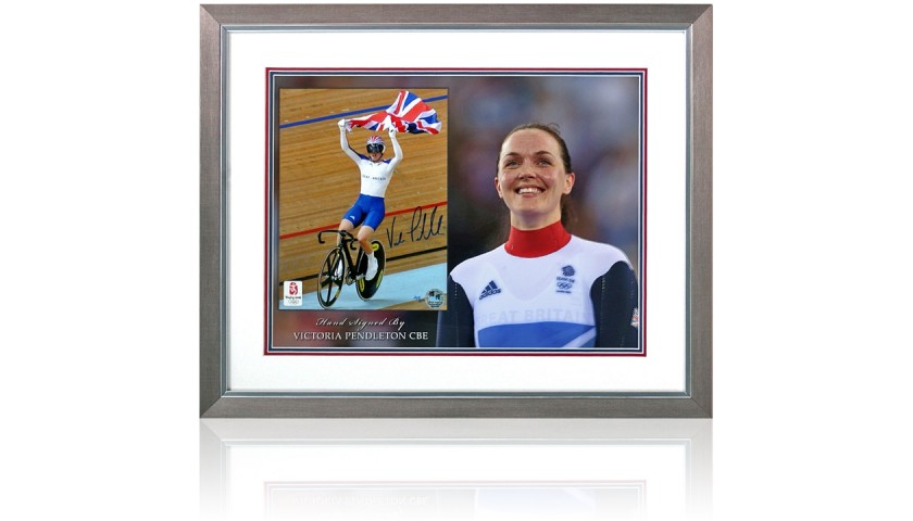 Victoria Pendleton Signed Olympic Cycling Presentation