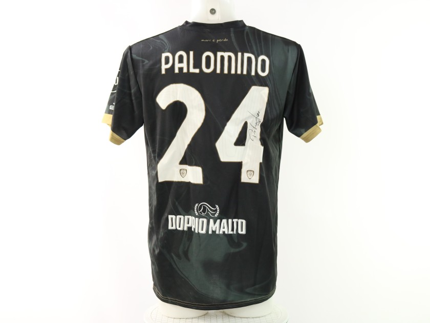 Palomino's Monza vs Cagliari Signed Unwashed Shirt, 2025