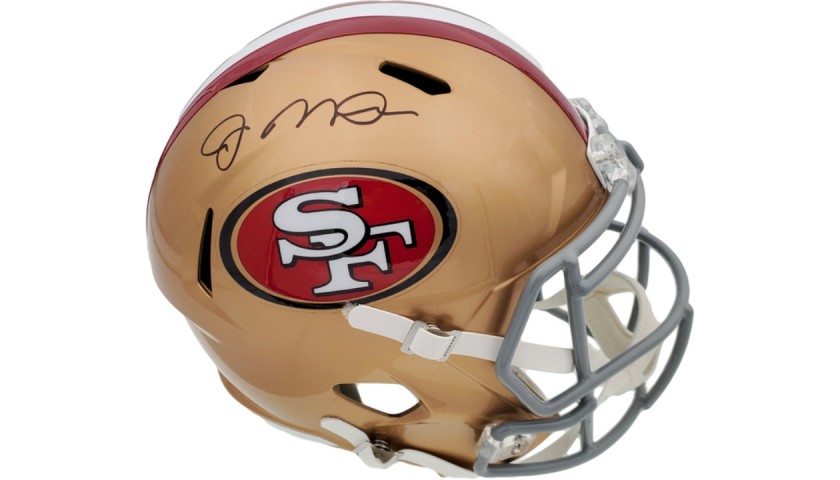 Joe Montana Signed Full-Size 49er’s Helmet