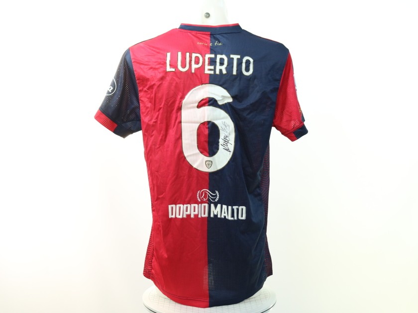 Maglia Luperto Unwashed, Cagliari vs Atalanta 2024 - Autografata