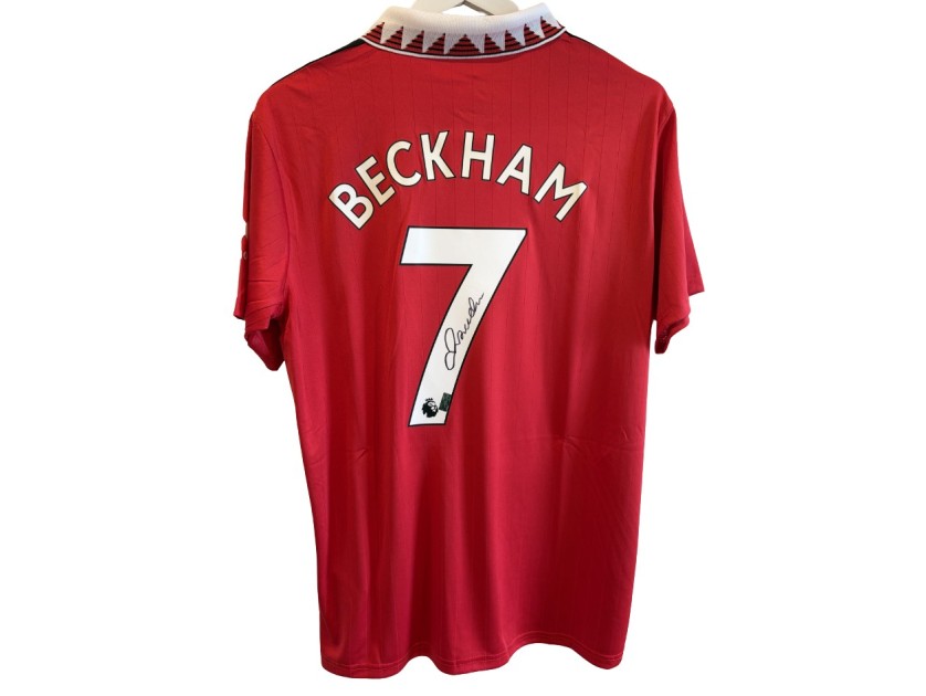 David Beckham's Manchester United 2022/23 Signed Shirt 