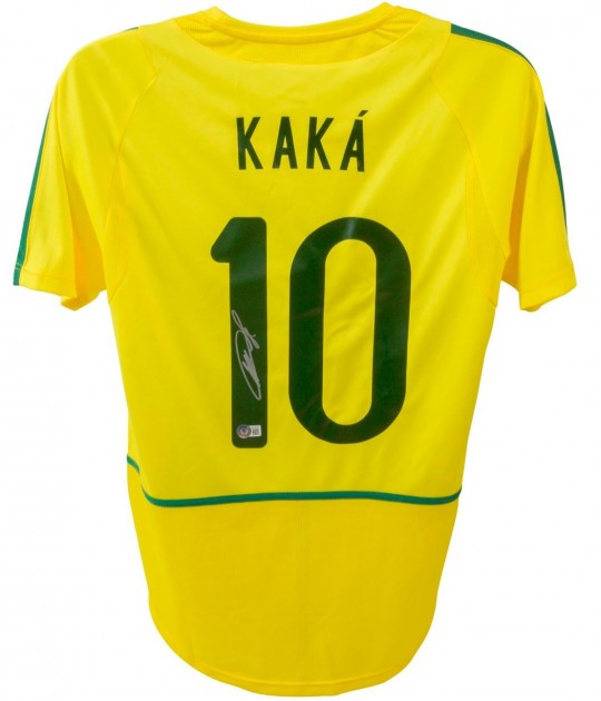 Kaka Signed Brazil National Team Shirt