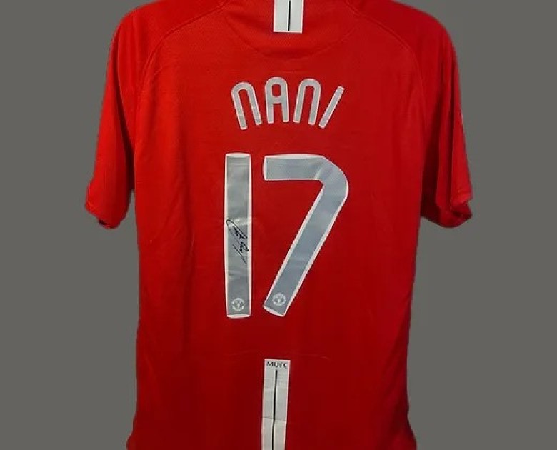 Maglia Nani Manchester United, finale Champions League 2008 - Autografata -  CharityStars