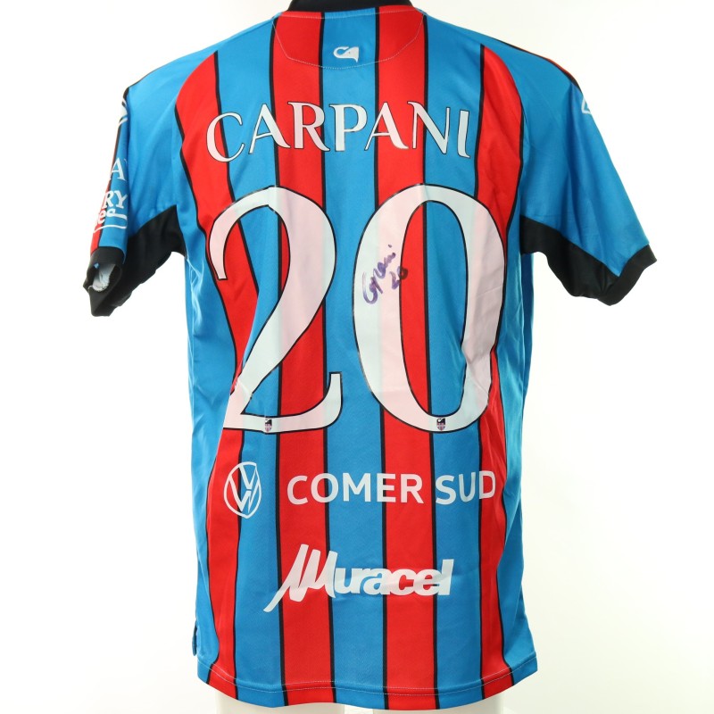 Carpani's unwashed Signed Shirt, Catania vs Trapani 2024 