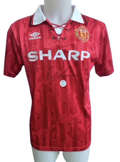 Manchester United Replica Shirt, 1992/93 - Signed by Eric Cantona